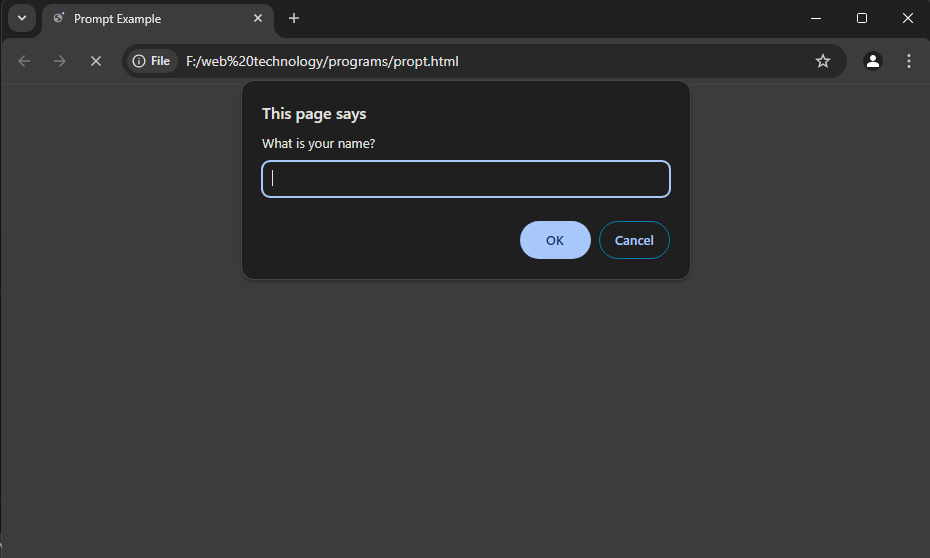 propt javascript html