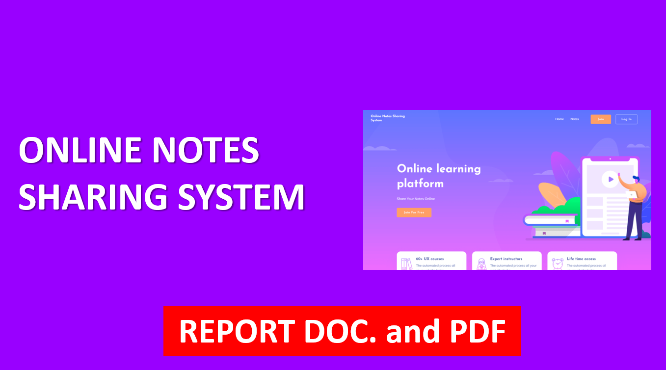 Online Notes Sharing System
