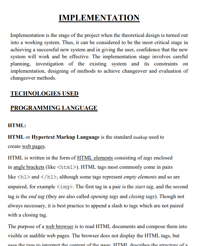 Online Car Rental Managment System Project Report PDF