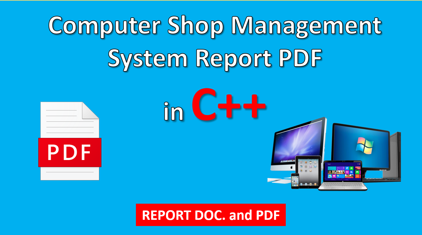 Computer Shop Management System Report PDF