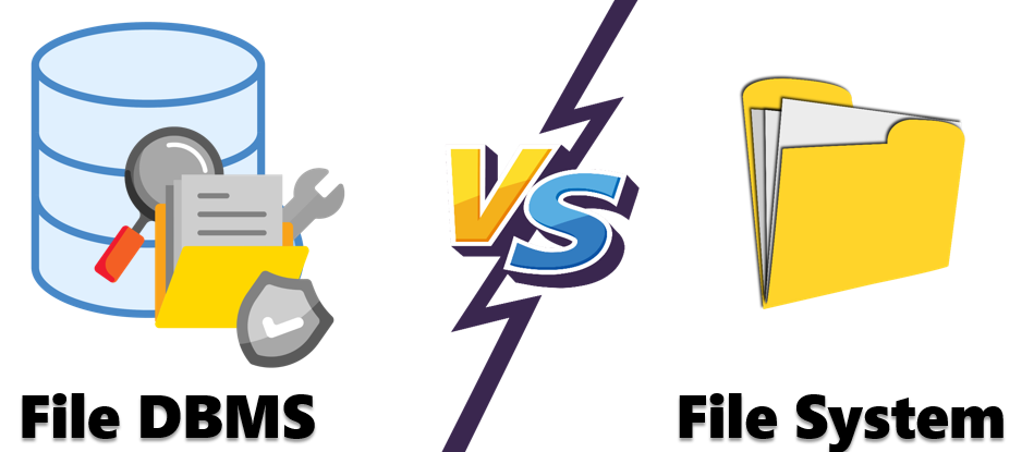 Difference between File System and DBMS in Hindi